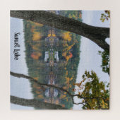 Puzzle d'automne du lac Sunset (Horizontal)