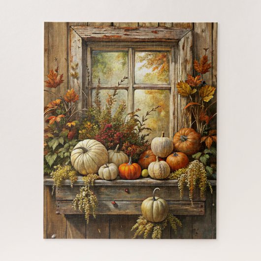 Puzzle d'automne rustique (Vertical)