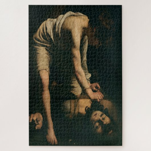 Puzzle David et Goliath (1600) par Caravaggio (Vertical)