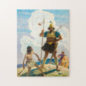Puzzle David et Goliath par Newell Convers Wyeth (Vertical)
