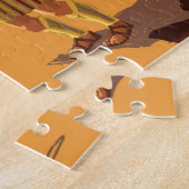 Puzzle David se prépare à vaincre Goliath avec une balle (Côté)