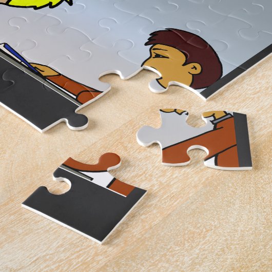 Puzzle d'avion papier (Côté)