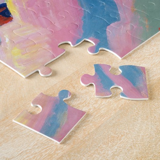 Puzzle Davos en hiver | Ernst Ludwig Kirchner (Côté)