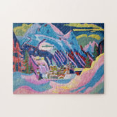 Puzzle Davos en hiver | Ernst Ludwig Kirchner (Horizontal)