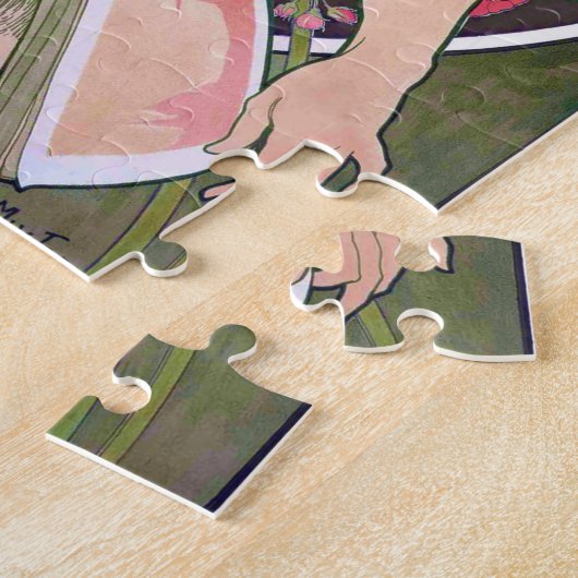 Puzzle Daydream (printemps), Mucha (Côté)