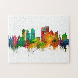 Puzzle Dayton Ohio Skyline