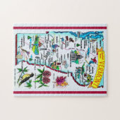 Puzzle de 11x14 du Vermont (Horizontal)