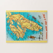 Puzzle de 11x14 îles du Cap-Breton (Horizontal)