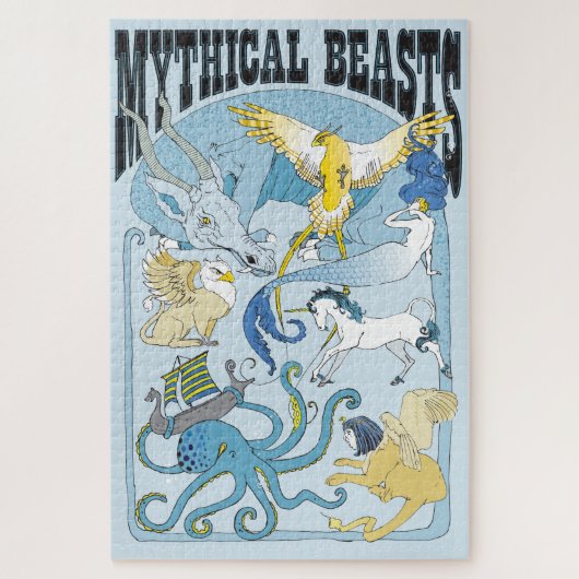 Puzzle de 20x30 créatures mythiques pour les perso (Vertical)