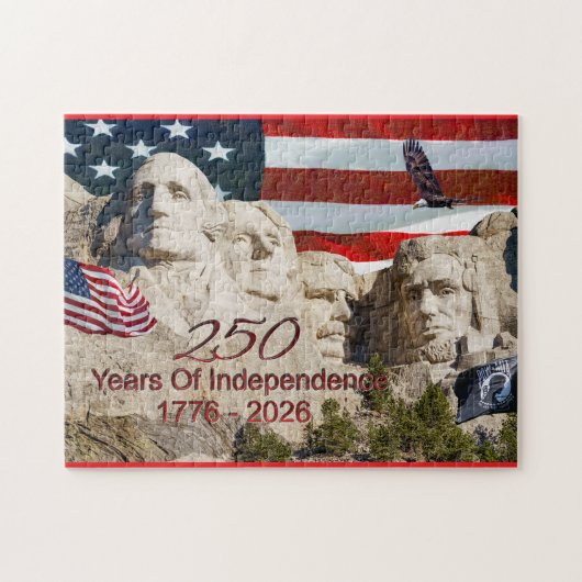 Puzzle de 250 pièces Mont Rushmore Amérique (Horizontal)
