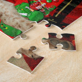 Puzzle de attente Snoopy de Noël de Père Noël (Côté)