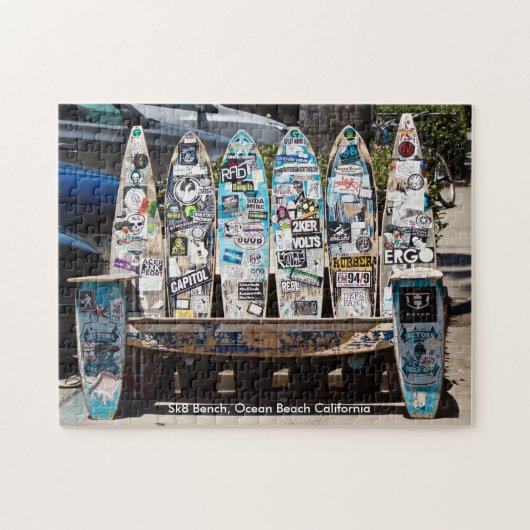 Puzzle de banc du panneau Sk8 (Horizontal)