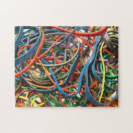 Puzzle de bandes en caoutchouc (Horizontal)