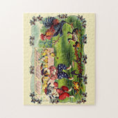 Puzzle de baseball Bunny de Pâques (Vertical)