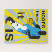 Puzzle de basketball 16x20 pour les personnes aveu (Horizontal)