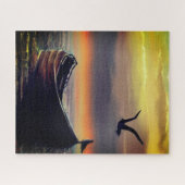 Puzzle de bateau Sea Sunset (Horizontal)