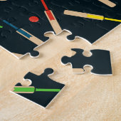 Puzzle de battes et de boules de cricket/puzzle (Côté)