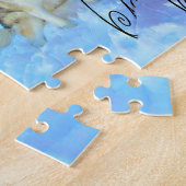 Puzzle De beaux Huskies sibériens dans la neige (Côté)