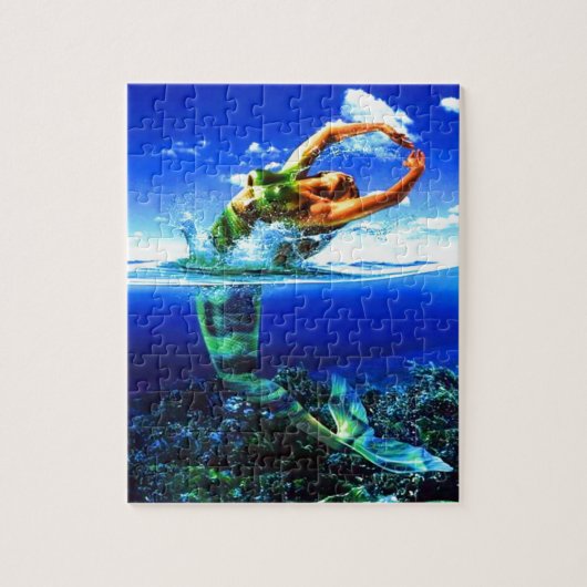Puzzle De Belles Peintures De Sirènes (Vertical)
