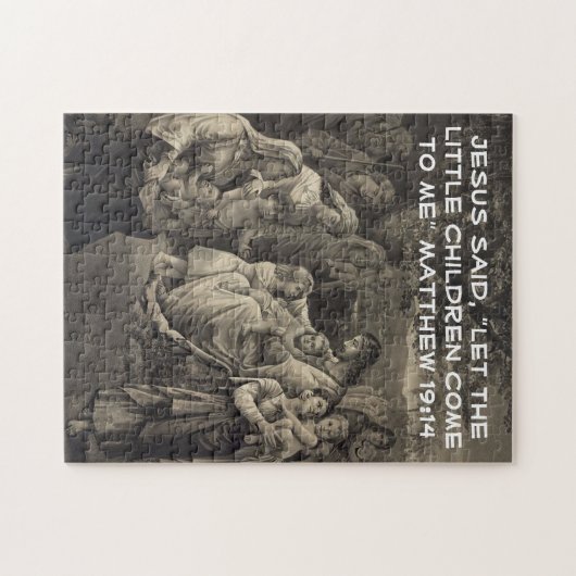 Puzzle de bénédiction de Jésus (Horizontal)