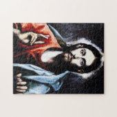 Puzzle de bénédiction d'El Greco le Christ (Horizontal)