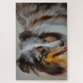 Puzzle de Berger des Shetland. (Vertical)