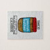 Puzzle de beurre d'arachide - Nourriture amusante (Horizontal)