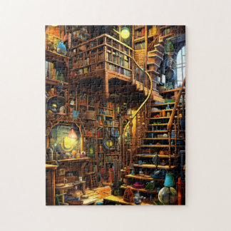 Puzzle de bibliothèque chaotique