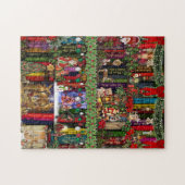Puzzle de bibliothèque de Noël (Horizontal)