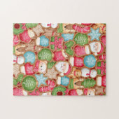 Puzzle de biscuit de Noël au gingembre (Horizontal)