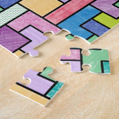 Puzzle de blocs colorés (Côté)