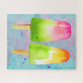 Puzzle de blocs de glace colorés (Horizontal)