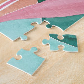 Puzzle de botanique à l'aquarelle abstraite (Côté)