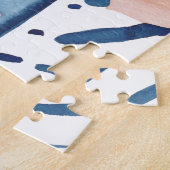 Puzzle de botanique à l'aquarelle abstraite (Côté)