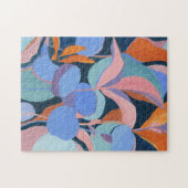 Puzzle de botanique abstrait à l'aquarelle (Horizontal)