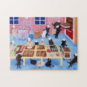 Puzzle de boulangerie de Labradors