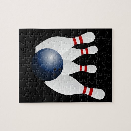 Puzzle de boule et de goupilles de bowling (Horizontal)