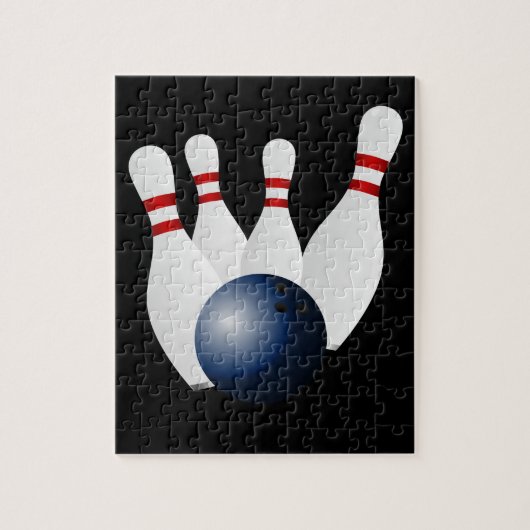 Puzzle de boule et de goupilles de bowling (Vertical)