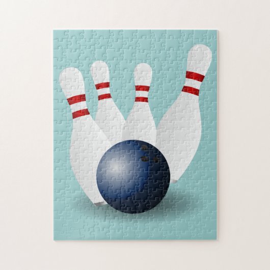 Puzzle de boule et de goupilles de bowling (Vertical)