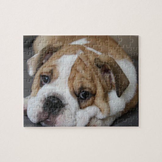 Puzzle de bouledogue de sommeil (Horizontal)