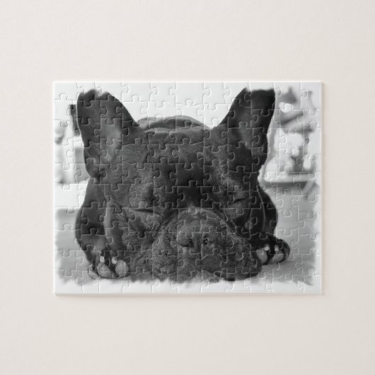 Puzzle de bouledogue français (Horizontal)