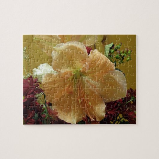 Puzzle de bouquet rose Lily (Horizontal)