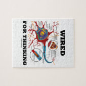 Puzzle De câble pour penser (synapse de neurone) (Horizontal)