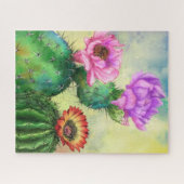 Puzzle de cactus rouge violet (Horizontal)