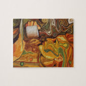 Puzzle de café coloré avec boîte cadeau (Horizontal)