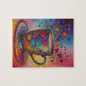 Puzzle de café de coeur (Horizontal)