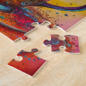 Puzzle de café de coeur (Côté)