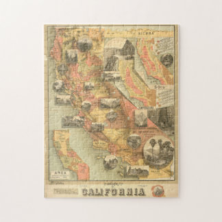 Puzzle de Californie vintage