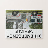 Puzzle de camion de pompiers (Horizontal)