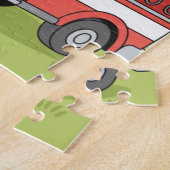 Puzzle de camion de pompiers pour enfants (Côté)